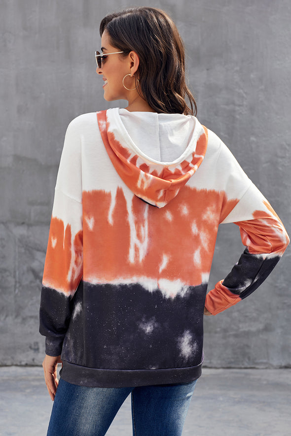 Gradient Long Sleeve Pullover Hoodie