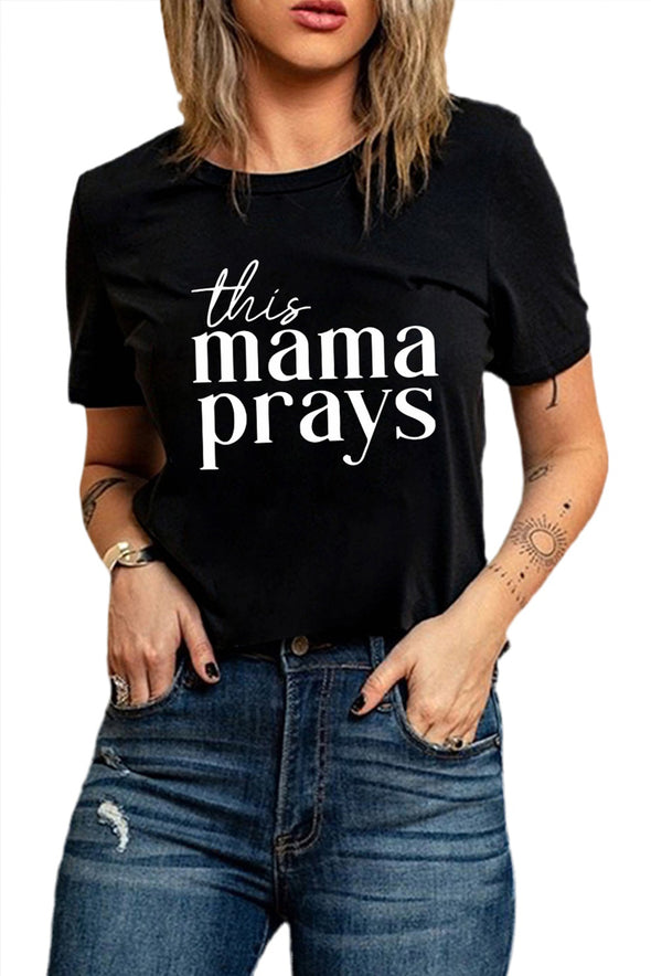Letter Heart-shaped Rugby Graphic Print Short Sleeve T-shirt