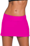 Plus Size Black Skirted Swim Bikini Bottom
