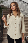 Corduroy Button Pocket Shirt