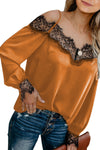 Lace Cold Shoulder Blouse