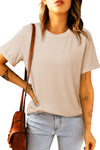 Letter Heart-shaped Rugby Graphic Print Short Sleeve T-shirt