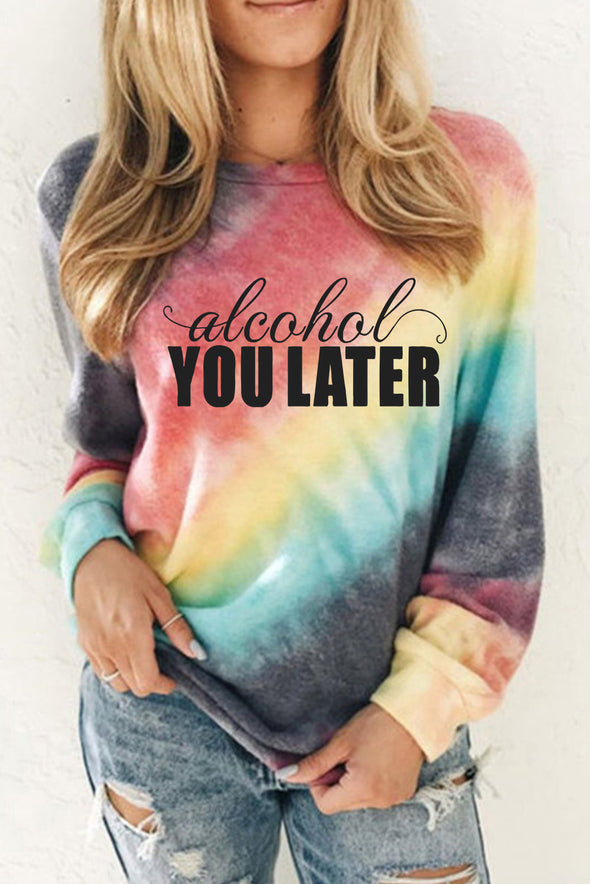 Ombre Orange Tie-dye Sweatshirt