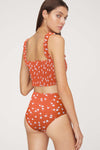 Flower Smocked Swimsuit