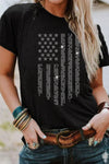 Leopard Sunflower Cactus Print Short Sleeve T Shirt