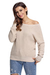 Cross Back Hollow-out Sweater