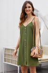 Buttoned Slip Dress