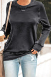 Wash Fleece Pullover Sweatshirt