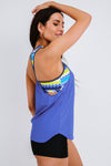 Print Insert Racerback Tankini Set