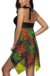 Handkerchief Hem Detail Swimdress and Shorts