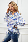 Cakewalk Floral Smocked Blouse