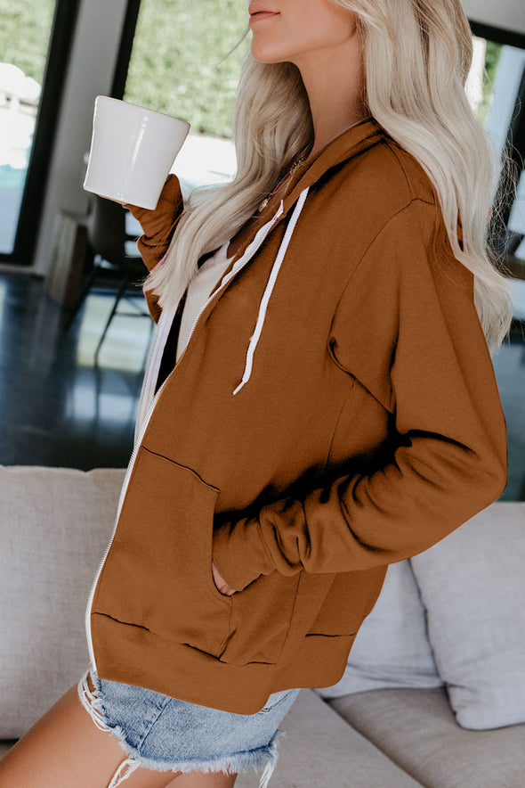 Zip-up Hoodie Jacket
