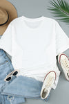 Leopard Sunflower Cactus Print Short Sleeve T Shirt