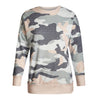 Digital Camo Print Sweatshirt