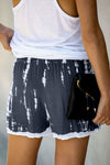 Tie Dye Drawstring Casual Shorts