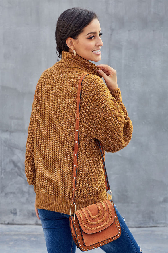 Chunky Turtleneck Sweater