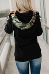 Double Hoods Thumb Hole Hoodie