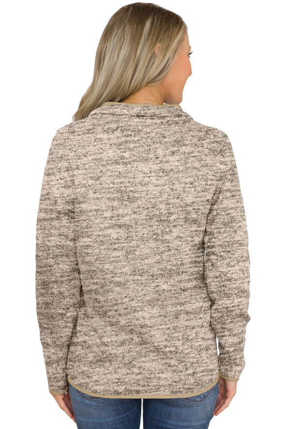 Quarter Zip Pullover Sweatshirt