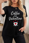 Leopard Lightning Print Crewneck Plus Size T-shirt