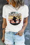 Summer Vibes Print Loose T Shirt