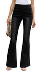 Distressed Bell Bottom Denim Pants