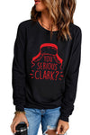 French Terry Cotton Blend Pullover Sweatshirt