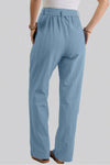 Elastic Waist Drawstring Wide Leg Pants
