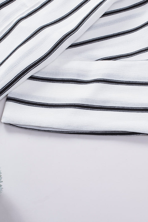 Pocketed Striped Shirt