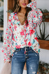 Cakewalk Floral Smocked Blouse