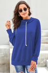 Long Sleeve Hoodie with Rope Drawstring