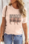 Summer Vibes Print Loose T Shirt