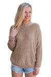 Cross Back Hollow-out Sweater