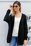 Chunky Wide Long Sleeve Knit Cardigan