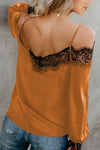 Lace Cold Shoulder Blouse