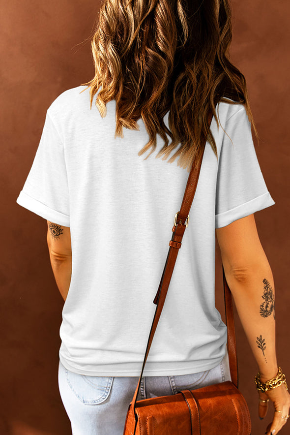 Khaki Stay Wild Leopard Graphic T-Shirt