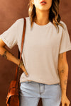 Letter Heart-shaped Rugby Graphic Print Short Sleeve T-shirt