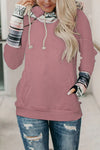 Double Hoods Thumb Hole Hoodie