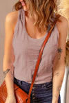 Letters Sunflower Graphic Tank Top