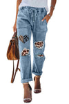 Camo Patches Cotton Pocketed Denim Jeans