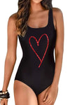 Gradient Criss Cross Back One Piece Swimsuit