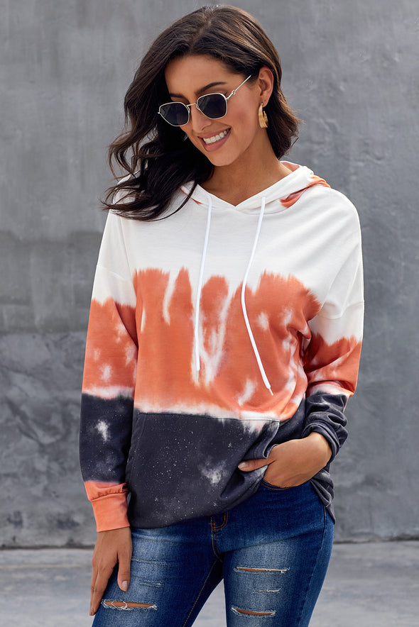 Gradient Long Sleeve Pullover Hoodie