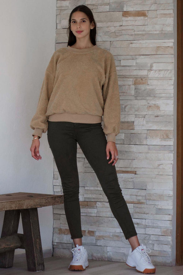 Terry Thread Cashmere Sweatshirt