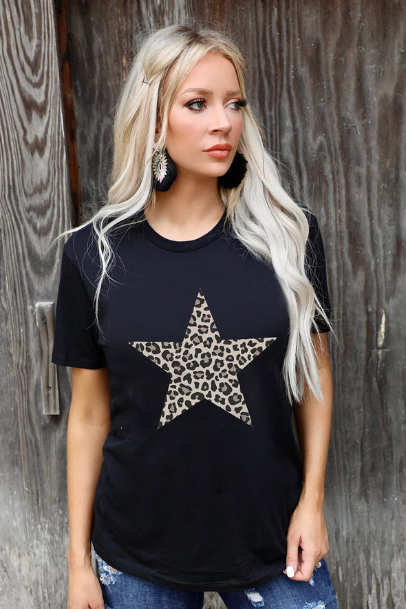 Letter Heart-shaped Rugby Graphic Print Short Sleeve T-shirt