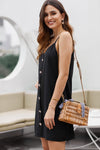 Buttoned Slip Dress