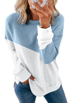 Patchwork Dropped Shoulder Sweatshirt