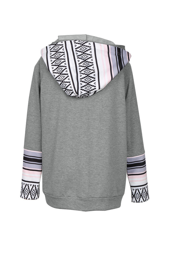 Double Hoods Thumb Hole Hoodie