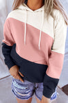 Colorblock Drawstring Hoodie