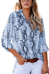 Classic Leopard Print Shirt with Pockets