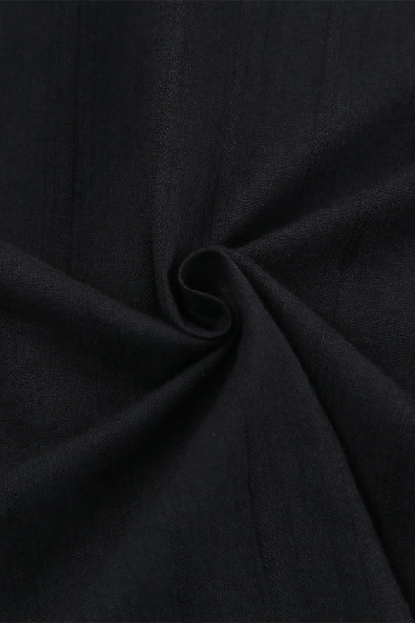 Textured Buttons Pocketed Shirt