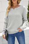 Cross Back Hollow-out Sweater